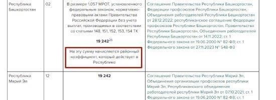 Как учитываются различные виды премий в соответствии с региональными коэффициентами