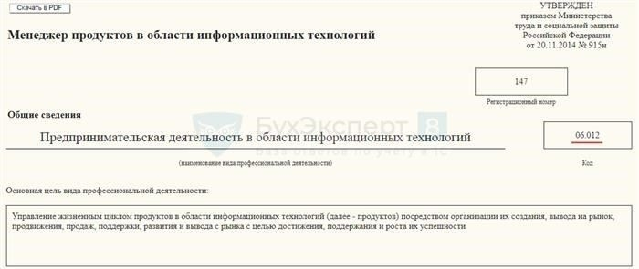 Код выполняемой функции в СЗН-ТД