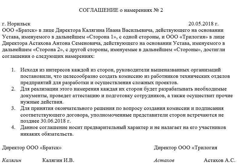 Образец юридического соглашения: Ключевые компоненты