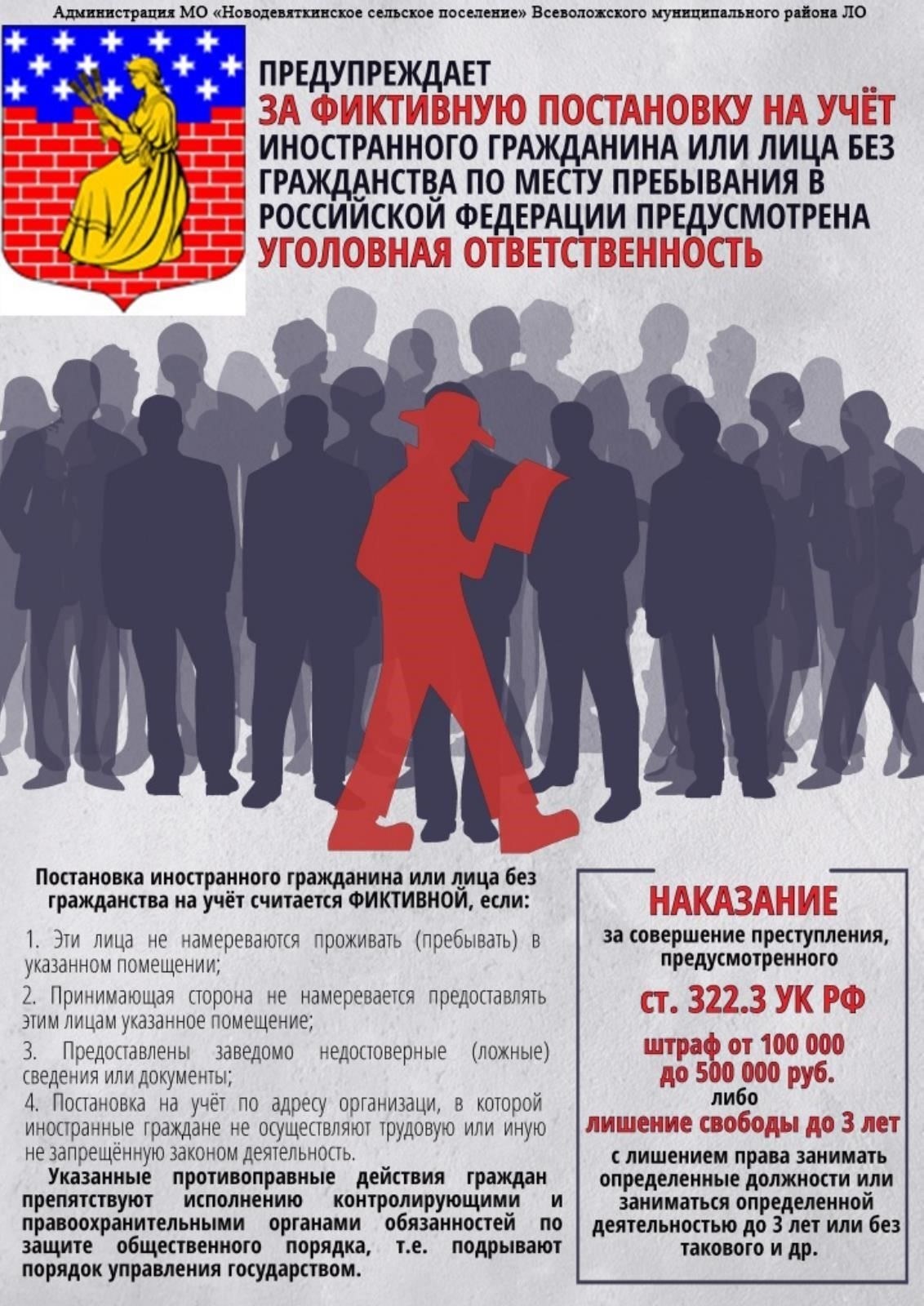 Обстоятельства, приводящие к фиктивной регистрации иностранных граждан