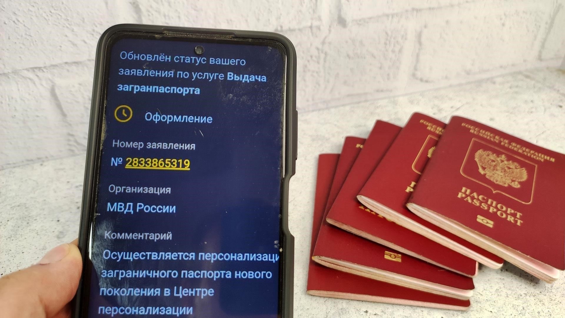 Основные шаги после получения статуса «Принят» для вашего запроса на получение паспорта