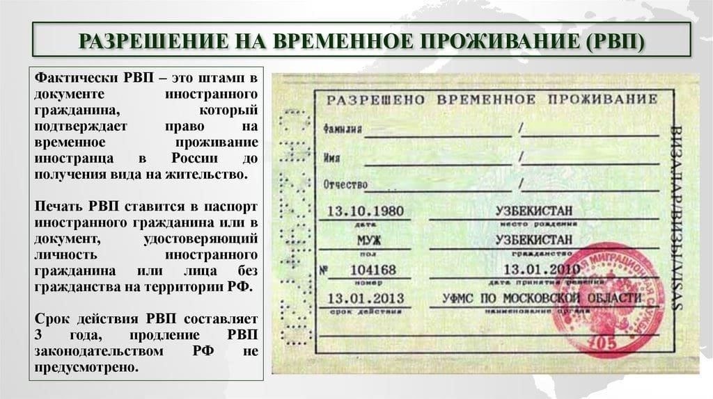 Подайте заявление на продление или разрешение на временное пребывание