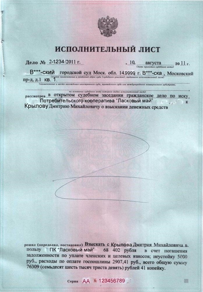 Понимание исполнительных документов для взыскания долгов