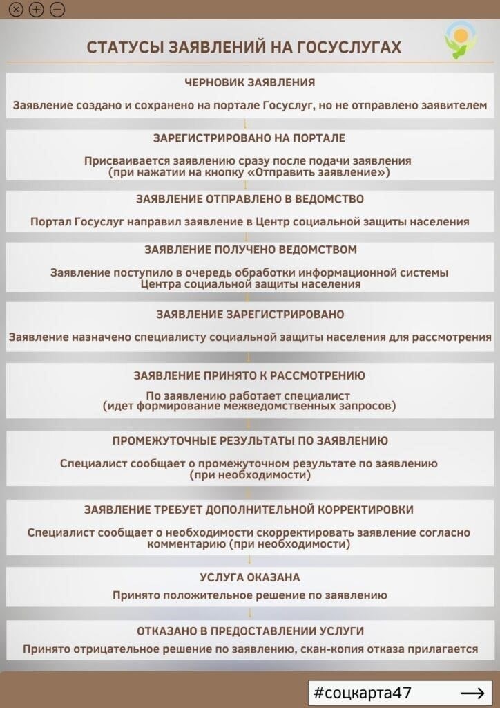 Понимание статуса «Принято» на сайте Gosuslugi для заявлений на получение паспорта