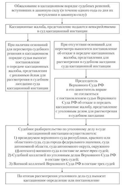 Роль представлений в кассационном процессе